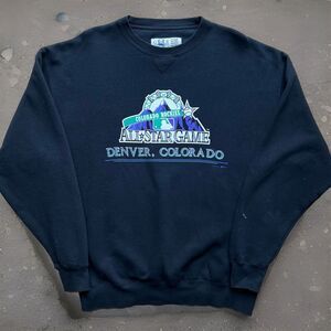 Vintage Colorado Rockies All Star Game Sweatshirt XL Black 90s MLB Baseball